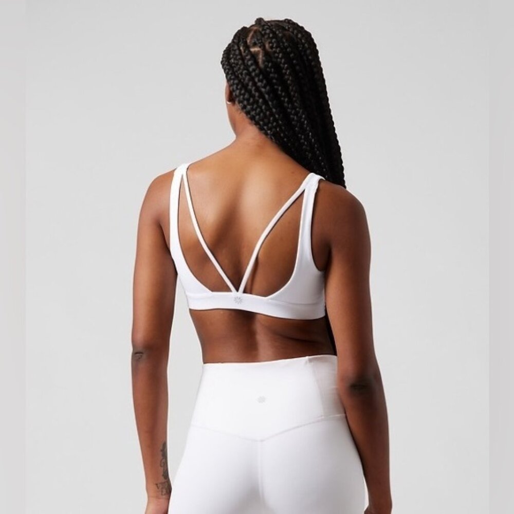 Exhale Bra A-C | Athleta - White Size Small